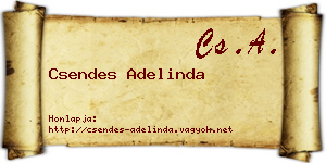 Csendes Adelinda névjegykártya